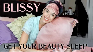 BLISSY SILK PILLOW CASE AND ACCESSORIES FOR A BETTER MORE BEAUTIFUL SLEEP!