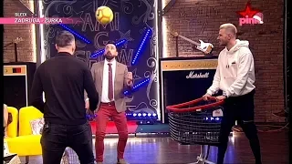 Djota, Cvija, Ognjen i fudbalska lopta (Ami G Show S12)