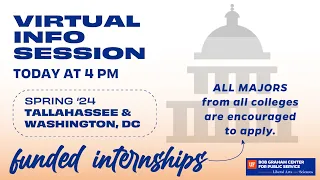 Summer 2024 Washington Internship Program Info Session