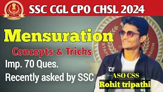 Mensuration by Rohit Tripathi: Must watch for SSC CGL, CHSL 2024