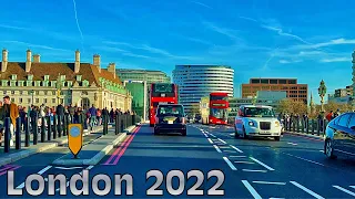 Driving Downtown - London 4k HDR | London Heathrow Airport to Central London