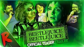 BEETLEJUICE BEETLEJUICE | Official Teaser Trailer | RENEGADES REACT