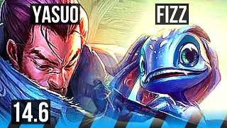 YASUO vs FIZZ (MID) | 15/1/5, Legendary, 400+ games | NA Master | 14.6