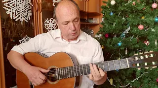 Сергей Орехов  "Поседели побелели". Семиструнная гитара. Russian 7 string guitar