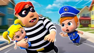 Police Officer Song + Stranger Danger and More Nursery Rhymes & Kids Songs | Little Nursery Rhymes