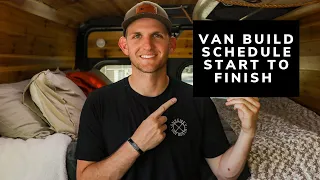 HOW TO PLAN YOUR VAN BUILD | MY BUILD SCHEDULE