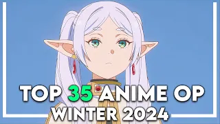 My Top 35 Anime Openings of Winter 2024 (v1)