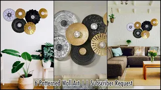 6 Super Unique Patterned & Textured Wall Decor |gadac diy|Craft Ideas for Home Decor