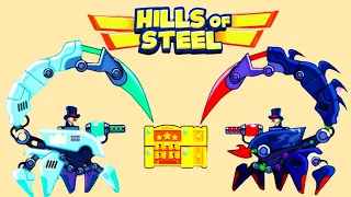 Hills of steel || Walkthrough Scorpion tank in 1vs1 online battle hills of steel || Android gameplay