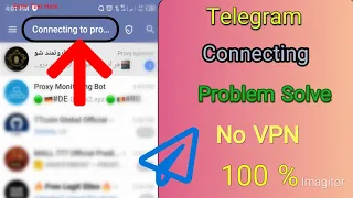 How to Fix Telegram Connecting Problem !!! Telegram Proxy Settings Pakistan..