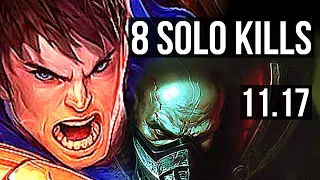 GAREN vs URGOT (TOP) | 13/1/1, 8 solo kills, Legendary, 500+ games | EUW Diamond | v11.17