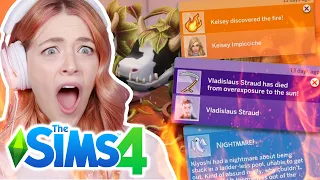 I Left The Sims Unpaused In A MURDER House ALL NIGHT... this is what happened