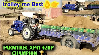 Farmtrec xp 41 Full loaded trolley || Farmtrec xp 41 42hp review 2022 || Farmtrec champion review