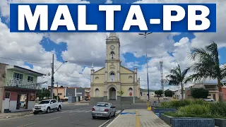 Passamos pela cidade de MALTA no sertão paraibano.