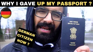 WHY I GAVE UP MY INDIAN PASSPORT ? | INTERNATINAL STUDENT VLOG | INDIAN IN EUROPE VLOG HINDI