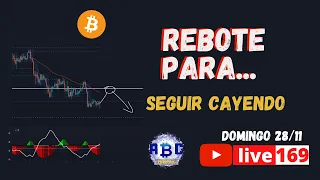 🔴BITCOIN, touch rebound ❌ | LIVE ANALYSIS OF THE PRICE OF BITCOIN 169 V280