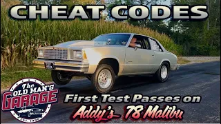 G BODY CHEAT CODES?  Addy’s 78 Malibu goes WHEELS UP ON THE STREET!