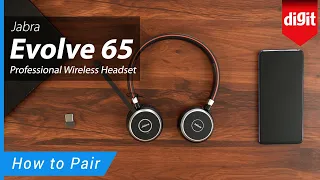 How to to pair the Jabra Evolve 65 Professional Wireless Headset