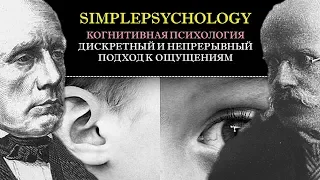 Когнитивная психология ощущений #22. Дискретный и Непрерывный подходы в исследовании ощущений