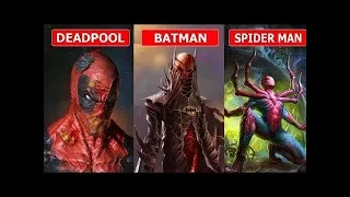 Evil Version Of Your Favorite Marvel & DC SuperHeroes  | Superheroes Villains Muscular Version