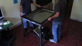 How to build your own multitouch table?