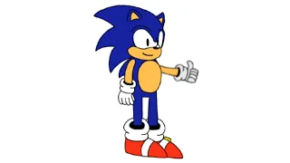 canon sonic the hedgehog animation test #flipaclip #sonicthehedgehog #test