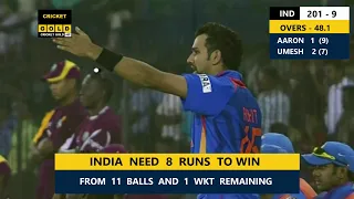 INDIA NEED 11 RUNS AND 1 WICKET LEFT | THRILLER