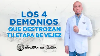 LOS 4 DEMONIOS QUE DESTROZAN TU ETAPA DE VEJEZ (AUDIO MEJORADO)