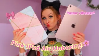 🎀 iPad Air 4 (PINK) ASMR Unboxing!😍 *EARLY CHRISTMAS GIFT!*💗 Vlogmas Day 16!