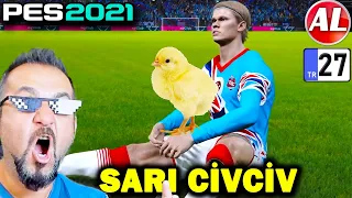 SARI CİVCİV İŞ BAŞINDA! BU GOLLER ŞİİR GİBİ! HAALAND-VARDY-HASAN MUSTAN! | PES 2021 ANALİG #27