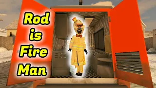 Rod Become Fire Fighter - Ice Scream 2 Fire Fighter Mod Full Gameplay