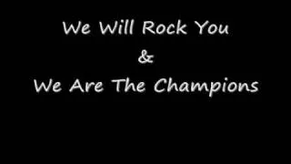 We will rock you & We Are The Champions In Stockholm, Sweden 86