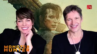 Milla Jovovich & Paul W.S. Anderson MONSTER HUNTER interview | Capcom, Rathalos, Resident Evil