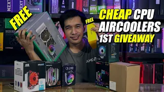 Cheap CPU Air Coolers: SULIT o MURA lang? ft Shopee and Lazada Items with Birthday GIVEAWAY 2022