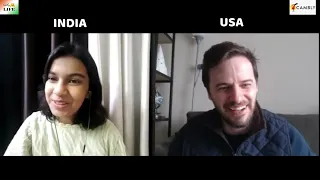 Cambly English Conversation #75 with lovely tutor from the USA | Adrija Biswas