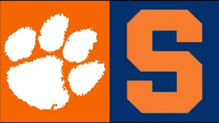 2019 College Football:  (#1) Clemson vs. Syracuse (Full Game)