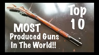 Which Guns are the MOST POPULAR? Here are the Top 10 MOST PRODUCED Guns In The WORLD!!
