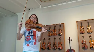 Daniel Seymour plays on a 1758 Nicolò Gagliano Violin - Tarisio June 2022