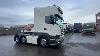 **FOR SALE** 2016 Scania R450 Topline 6x2 Mid Lift Tractor Unit - Dixon Commercial Exports Ltd