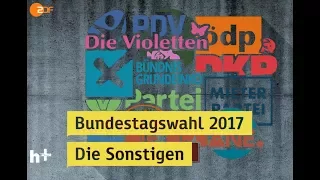 Kleine Parteien bei der Bundestagswahl - heuteplus | ZDF