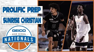 Prolific Prep vs. Sunrise Christian - 2022 GEICO Nationals ESPN Broadcast Highlights