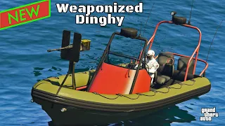 Weaponized Dinghy Review | GTA Online | New BOAT | DLC Cayo Perico Heist  | Watch BEFORE YOU BUY IT!