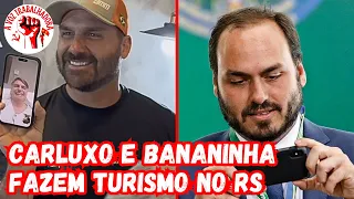 FAMILIA BOLSONARO FAZ TURISMO NAS ENCHENTES DO RS