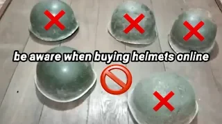 Beware of M1 Helmets and some things you need to know