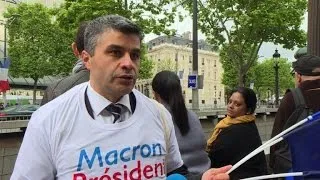 French voters react one day after Macron victory