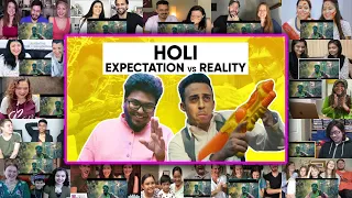 HOLI | Expectations vs Reality | Jordindian | Mix Mashup Reaction