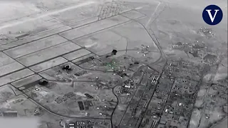 Las imágenes del ataque iraní a la base aérea de Irak en 2020