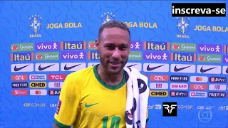 NEYMAR POLÊMICO - BRASIL 2 X 0 PERU - ENTREVISTAS PÓS JOGO - ERIC FARIA - NEYMAR JR E CASEMIRO