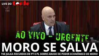 Live do Conde | Urgente! Moro se salva: TSE julga ações de PT e PL contra Sergio Moro