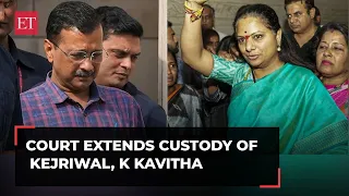 Delhi court extends judicial custody of Arvind Kejriwal, K Kavitha in excise policy case till 7 May